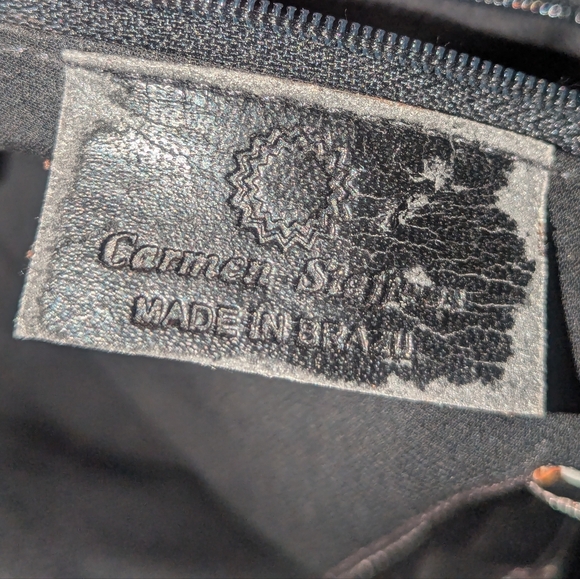 Carmen Steffens Metallic Chain Details Shoulder Bag. Y2K Vibe. - Picture 12 of 13